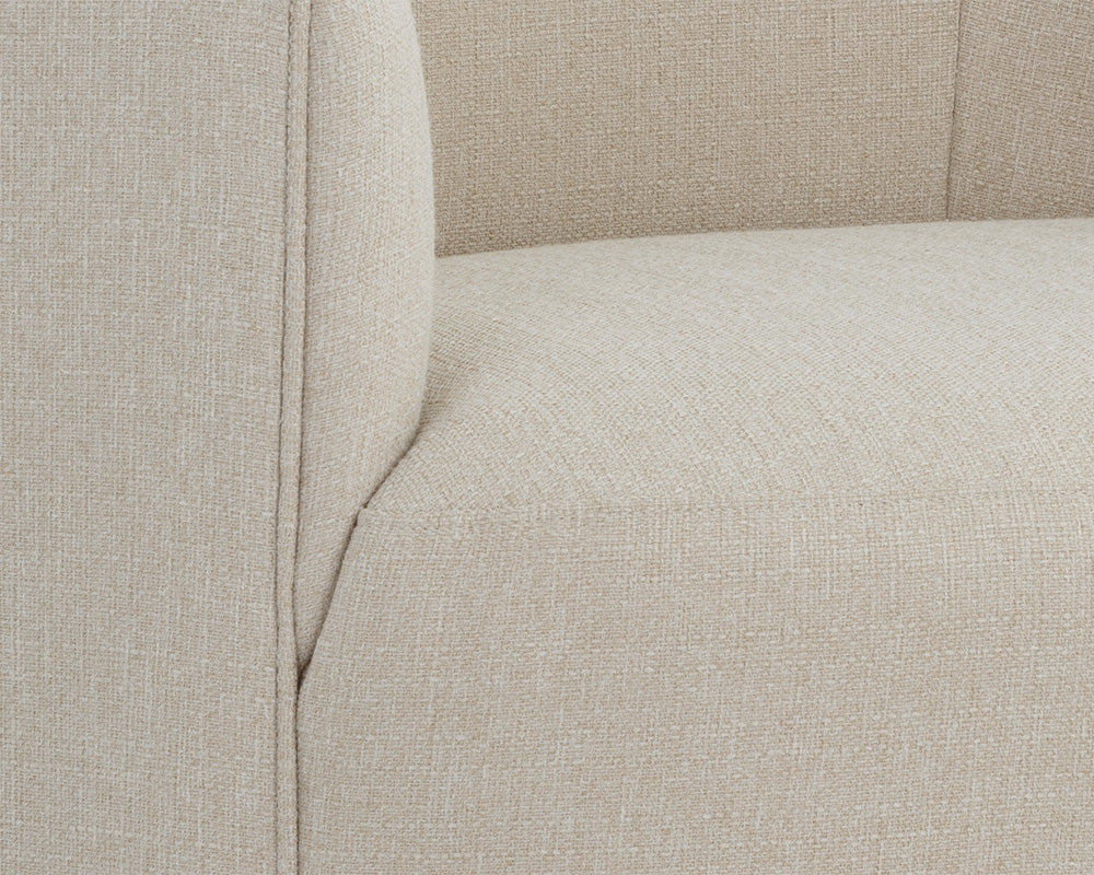 Grimaldi Swivel Armchair - Liv Sand