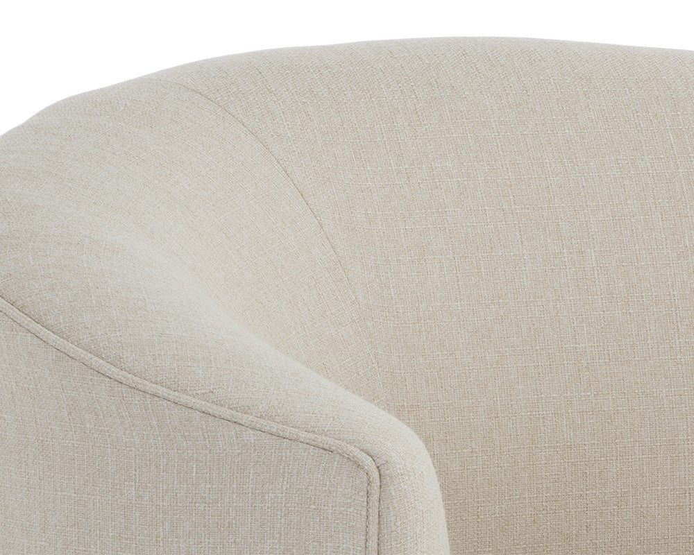 Grimaldi Swivel Armchair - Liv Sand