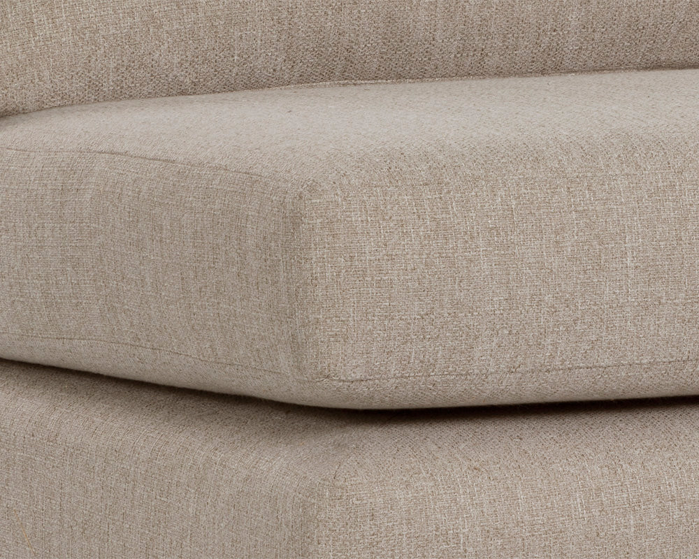 Cascade Swivel Armless Chair - Liv Wicker