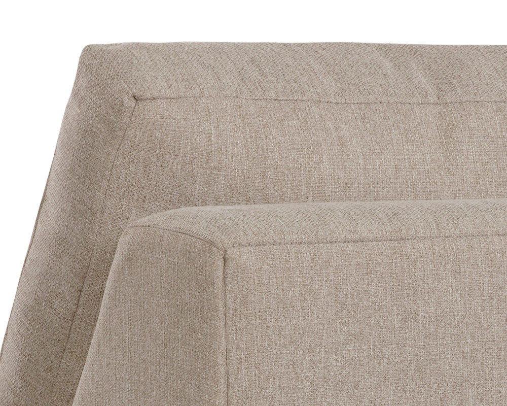 Cascade Swivel Armless Chair - Liv Wicker