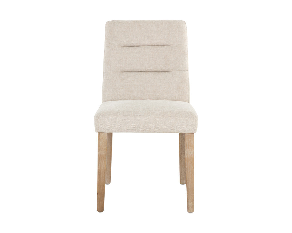 Portia Dining Chair - Natural - Belfast Oatmeal