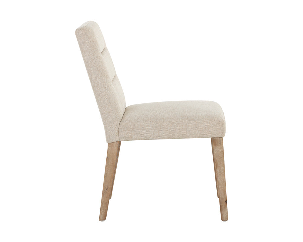 Portia Dining Chair - Natural - Belfast Oatmeal