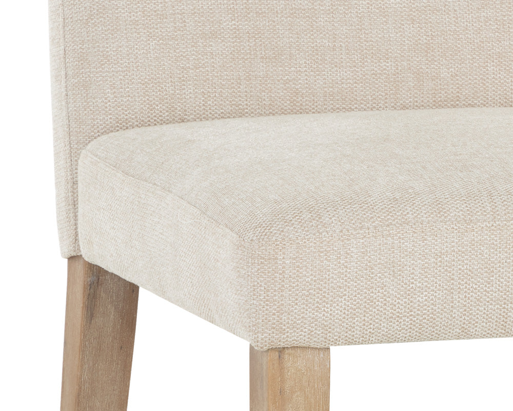 Portia Dining Chair - Natural - Belfast Oatmeal