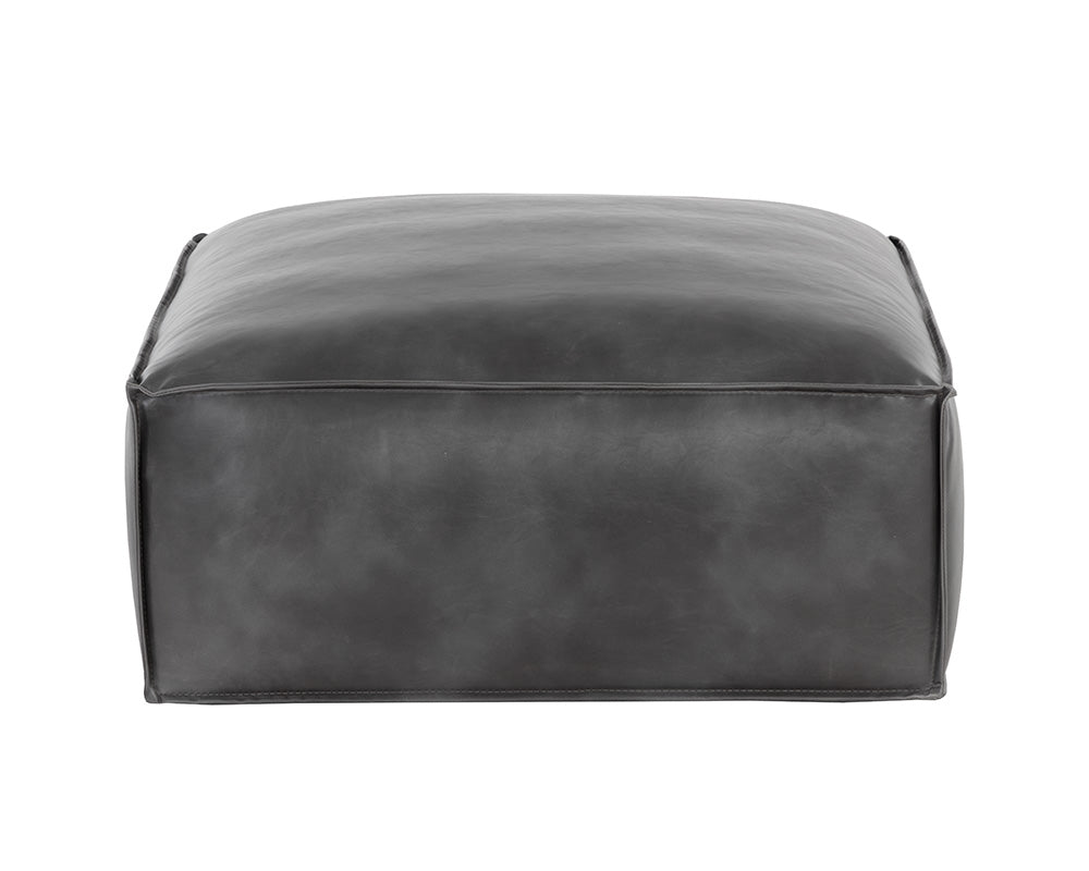 Liron Ottoman - Overcast Grey