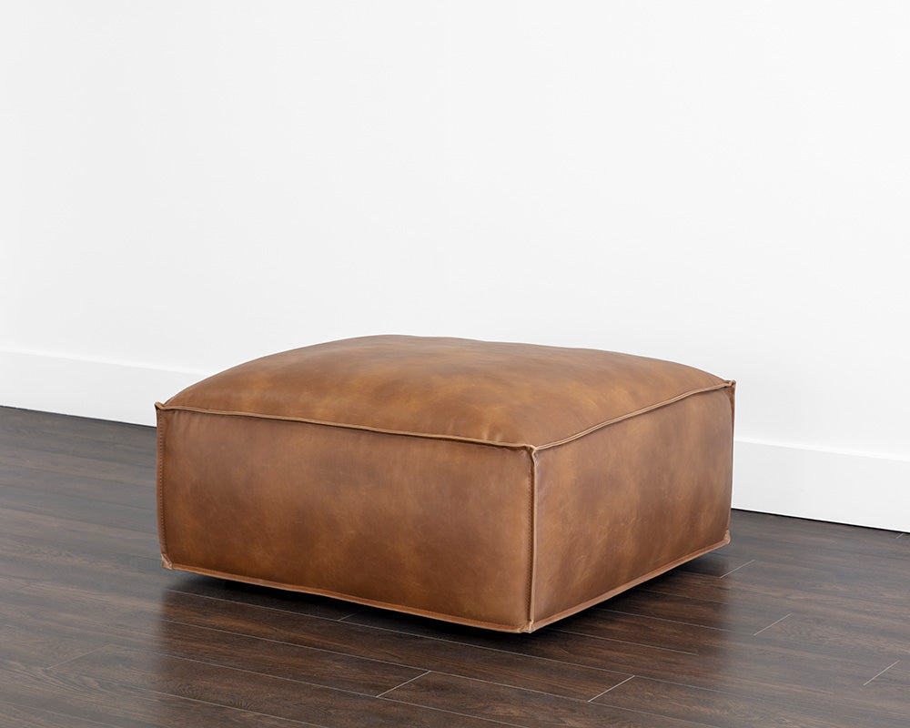 Liron Ottoman - Tobacco Tan