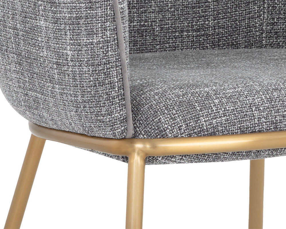 Nadine Dining Chair - Chacha Grey