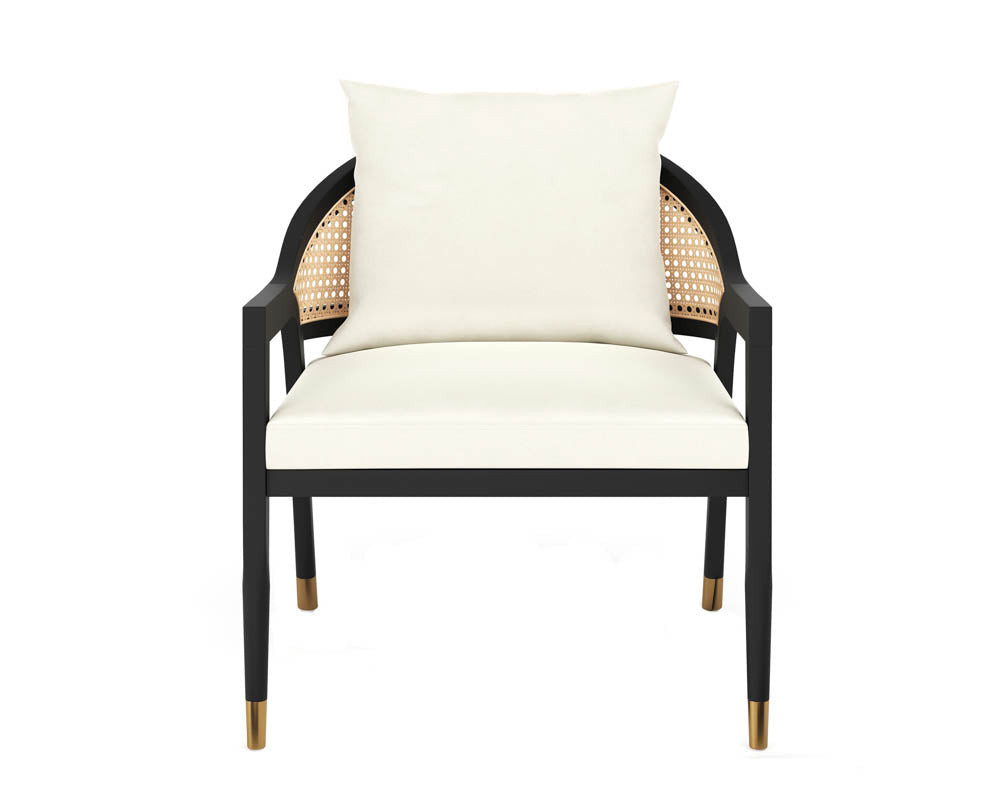 Kirsten Lounge Chair - Linoso Ivory