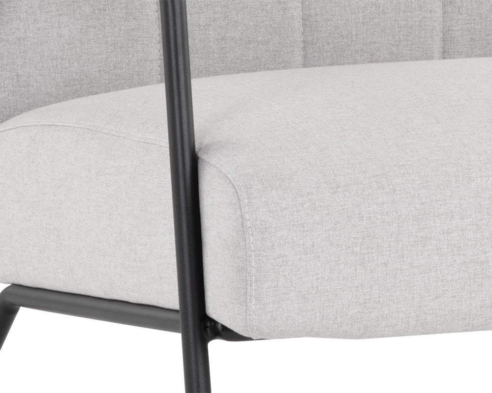 Coelho Lounge Chair - Light Grey