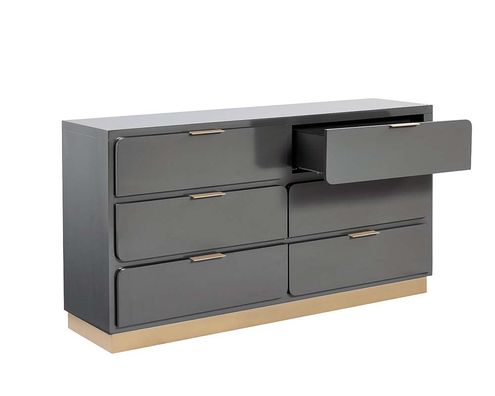 Jenkins Dresser - High Gloss Grey