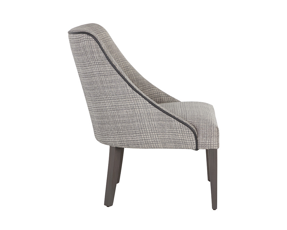 Ragona Lounge Chair - Light Grey Oak - Naya Check Light Grey