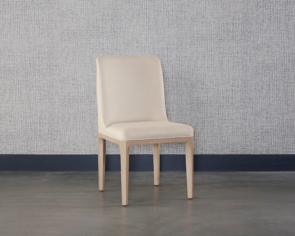 Elisa Dining Chair - Light Oak - Mainz Cream