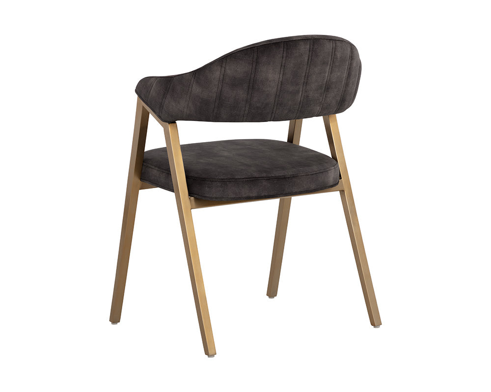 Burgos Dining Armchair - Nono Shitake