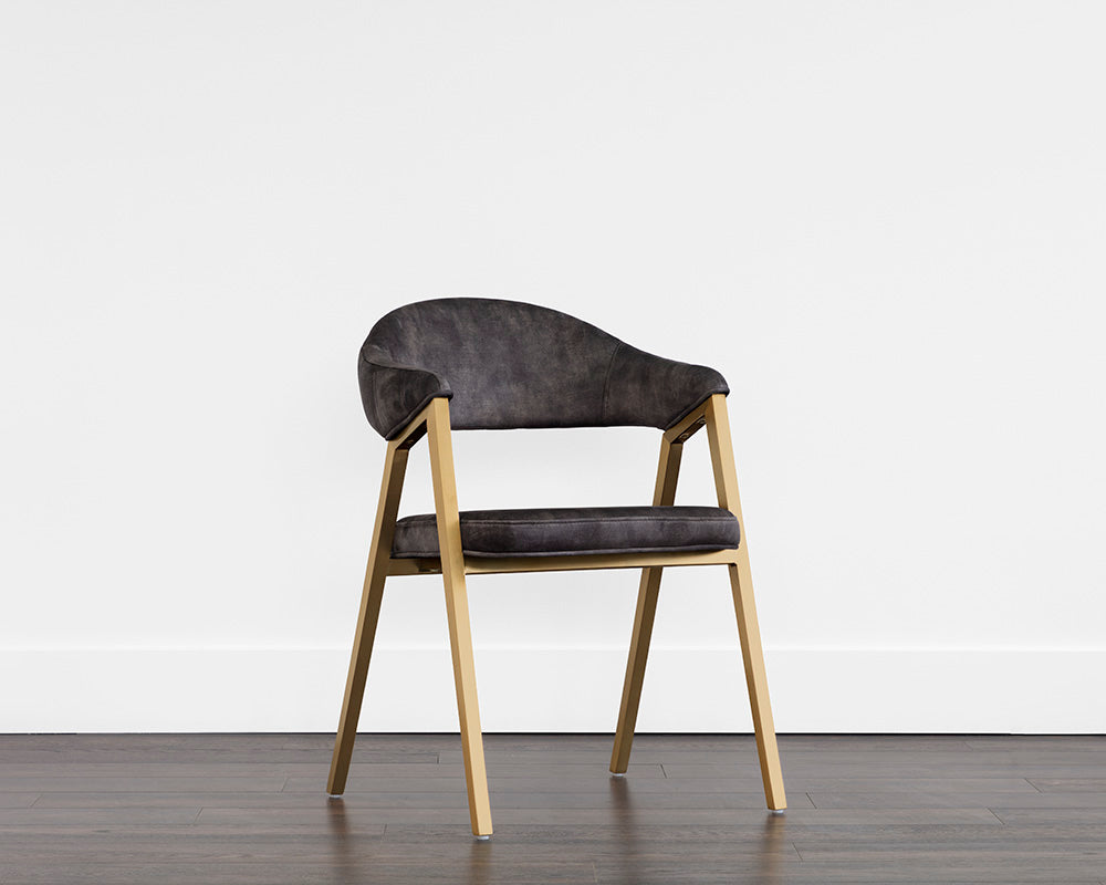 Burgos Dining Armchair - Nono Shitake