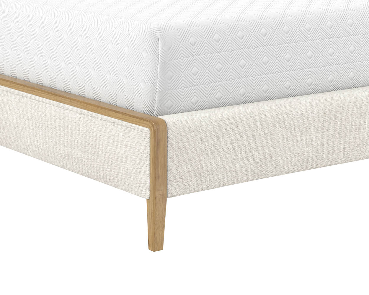 Colette Bed - King - Natural - Effie Linen