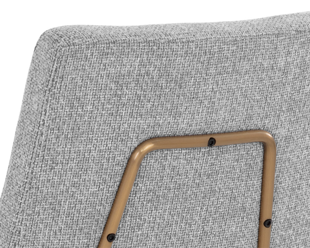 Brinley Dining Chair - Gold - Nightfall Black / Chacha Grey