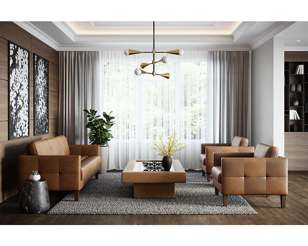 Karmelo Armchair - Cognac Leather