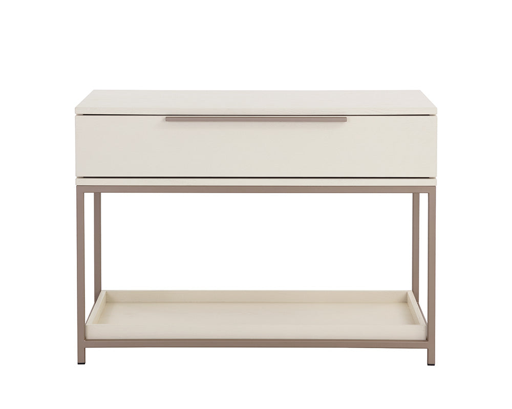 Rebel Nightstand - Large - Champagne Gold - Cream