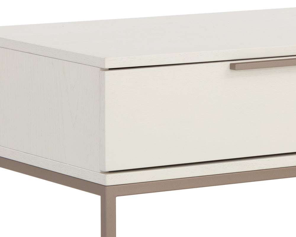 Rebel Nightstand - Large - Champagne Gold - Cream