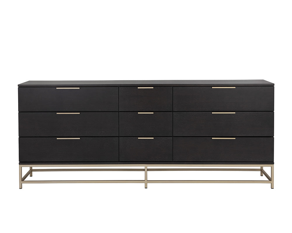 Rebel Dresser - Large - Gold - Charcoal Grey