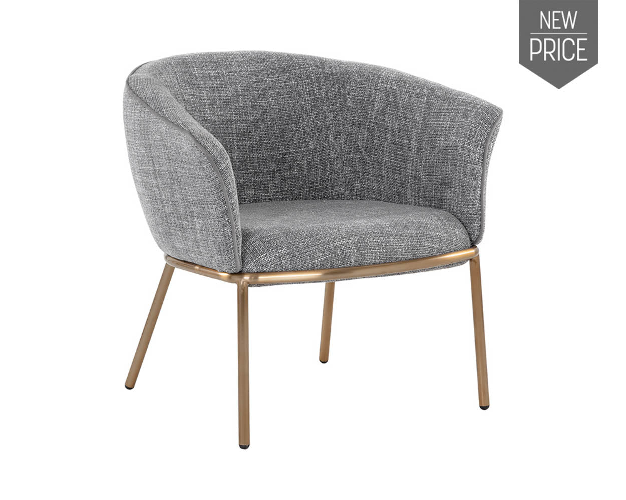 Nadine Lounge Chair - Chacha Grey