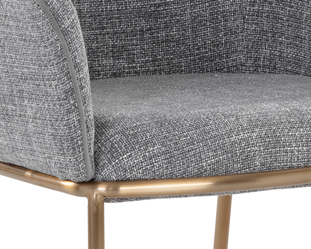 Nadine Lounge Chair - Chacha Grey