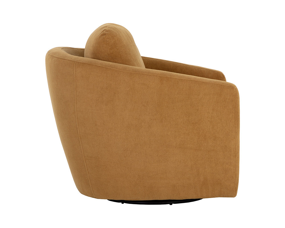 Irina Swivel Lounge Chair - Treasure Gold