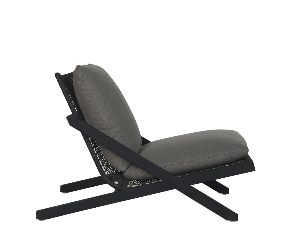 Bari Lounge Chair - Gracebay Grey - Charcoal (Patio/Outdoor)