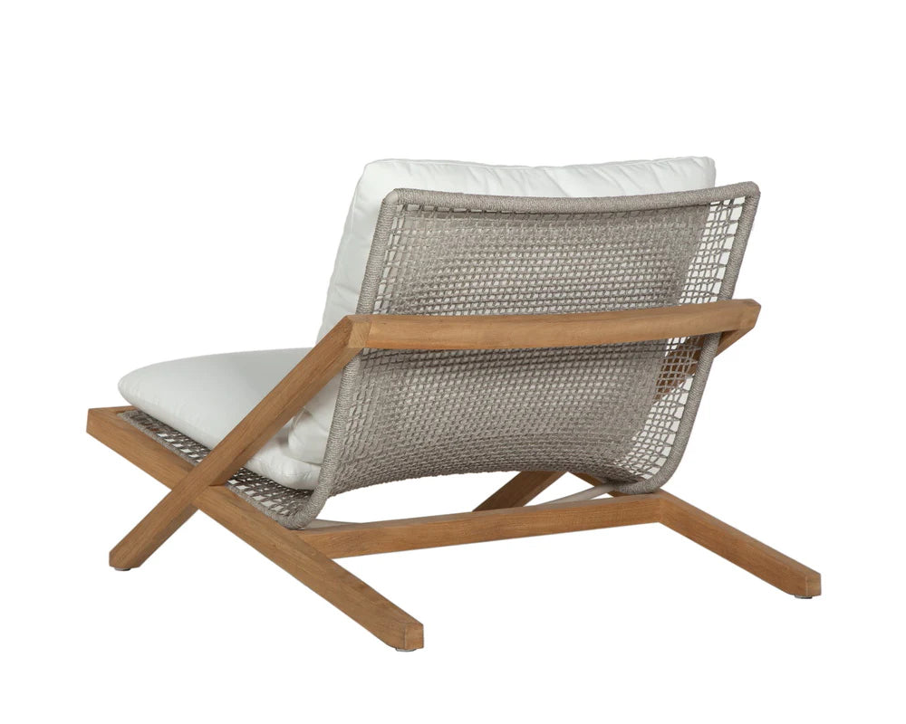 Bari Lounge Chair - Stinson White - Natural (Patio/Outdoor)