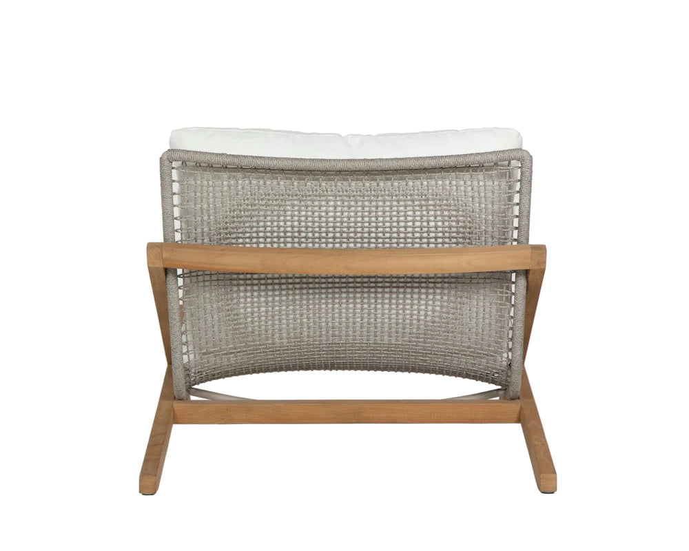 Bari Lounge Chair - Stinson White - Natural (Patio/Outdoor)