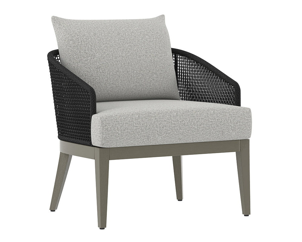 Capri Lounge Chair - Copacabana Marble - Smoke Grey (Patio/Outdoor)