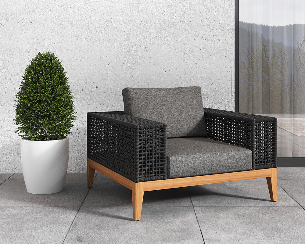 Salerno Armchair -  Gracebay Grey (Patio/Outdoor)