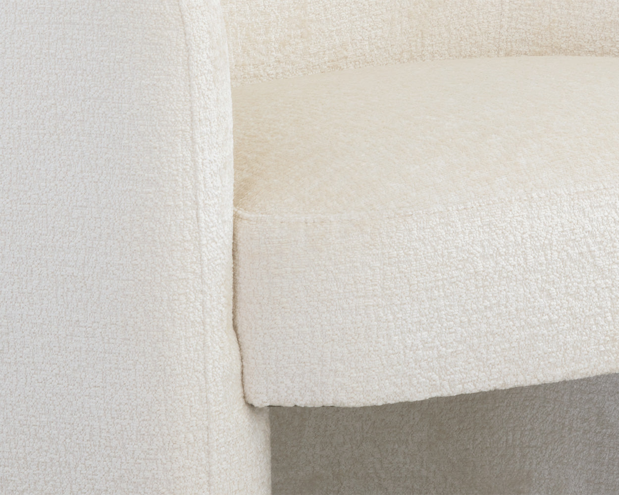 Mircea Lounge Chair - Bergen Ivory