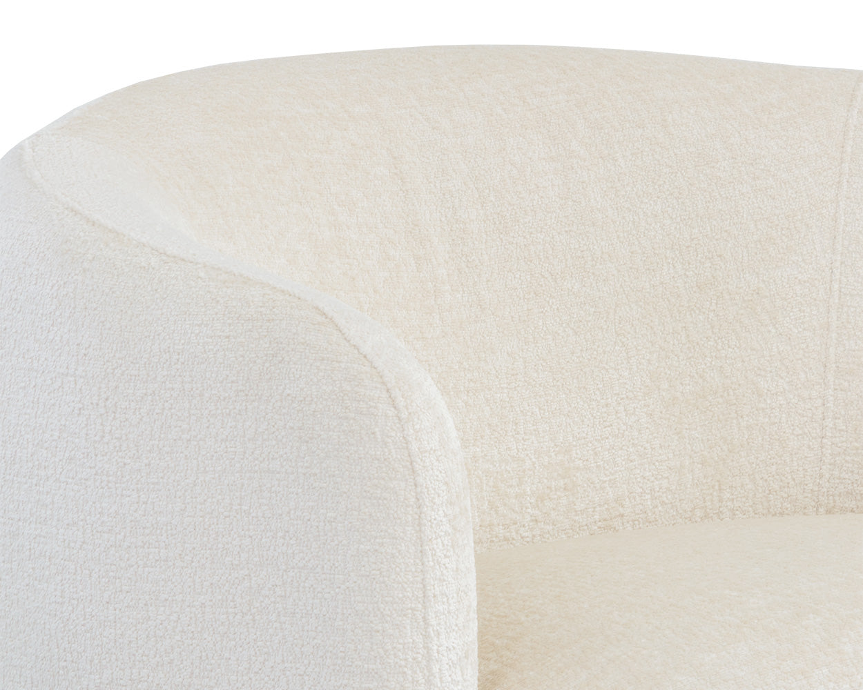 Mircea Lounge Chair - Bergen Ivory