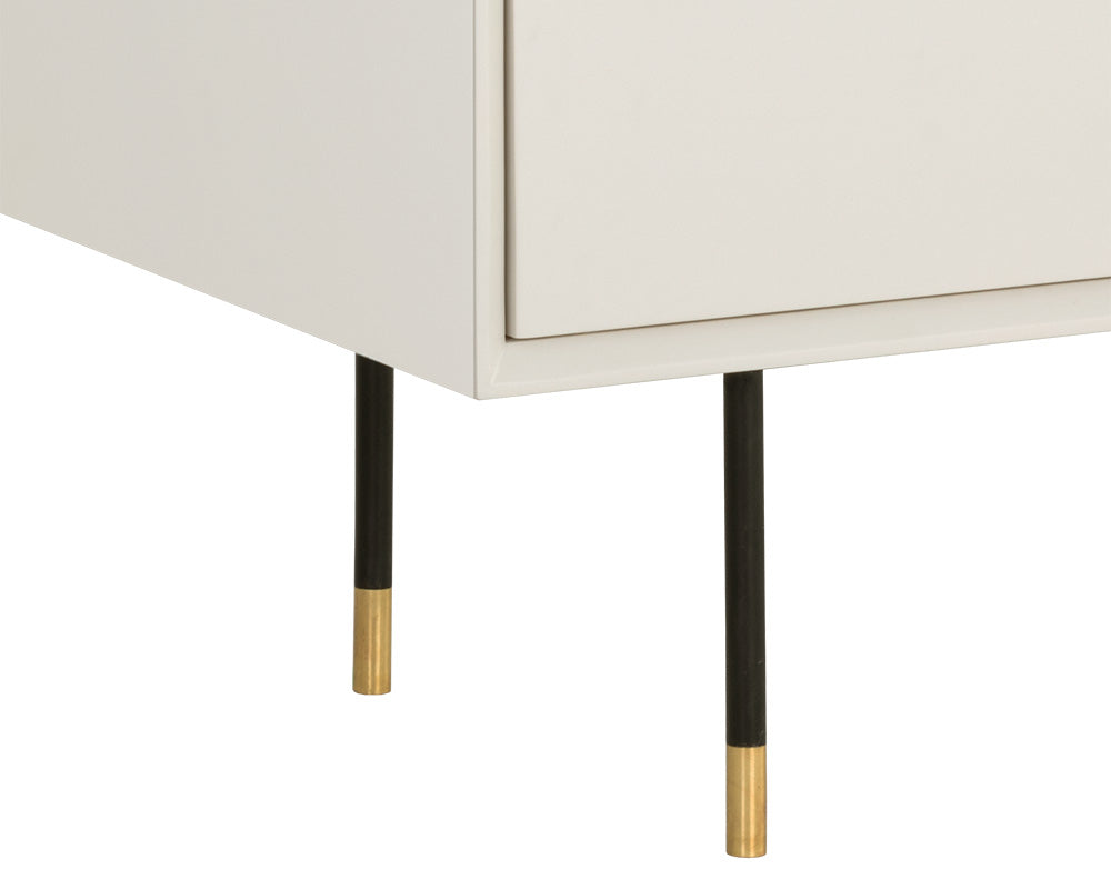 Danbury Nightstand - Modern Cream