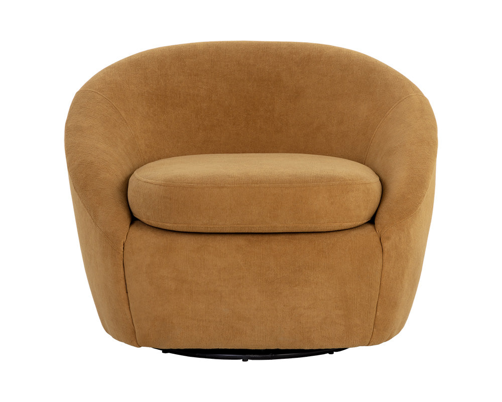 Bliss Swivel Lounge Chair - Treasure Gold