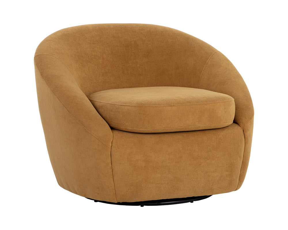 Bliss Swivel Lounge Chair - Treasure Gold