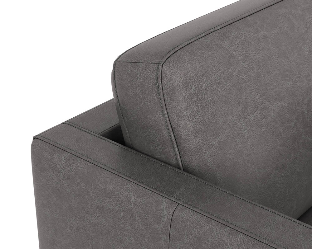 Karmelo Armchair - Vintage Charcoal Leather