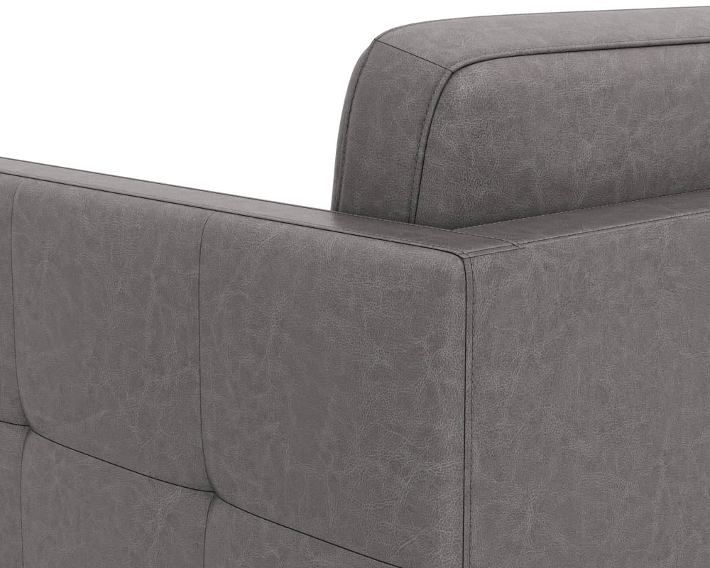 Karmelo Sofa - Vintage Charcoal Leather