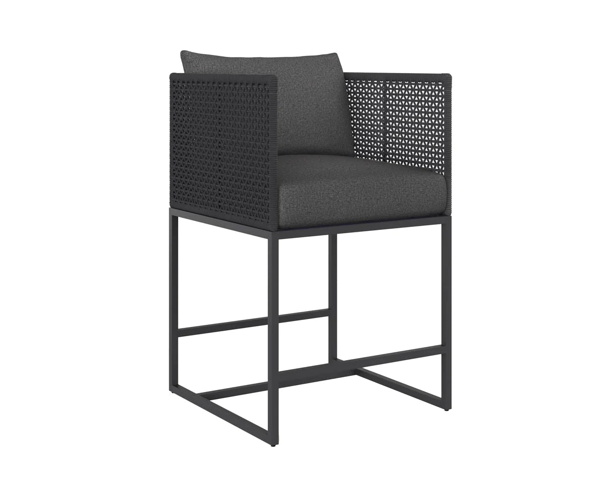 Crete Counter Stool - Dark Grey (Patio/Outdoor)