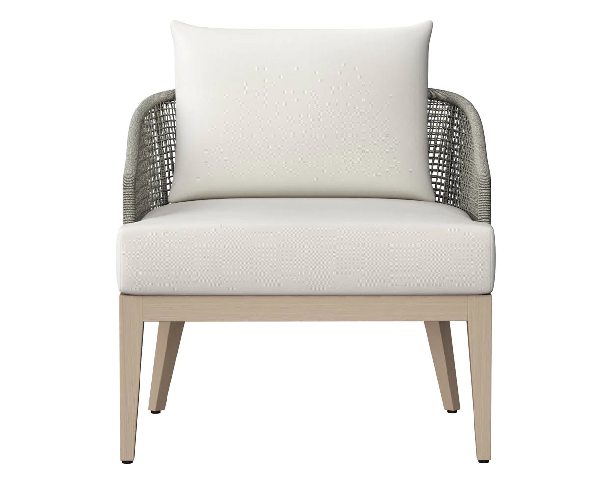 Capri Lounge Chair - Palazzo Cream - Drift Brown (Patio/Outdoor)