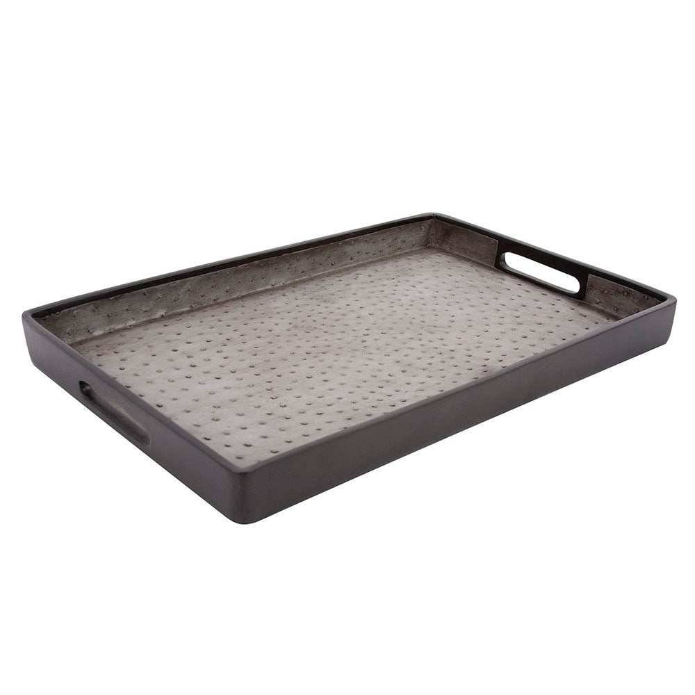Faux Ostrich Skin Tray