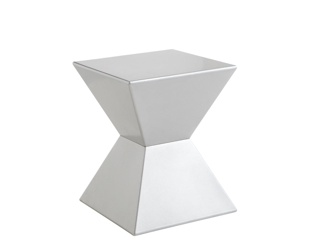 Rocco End Table - Silver