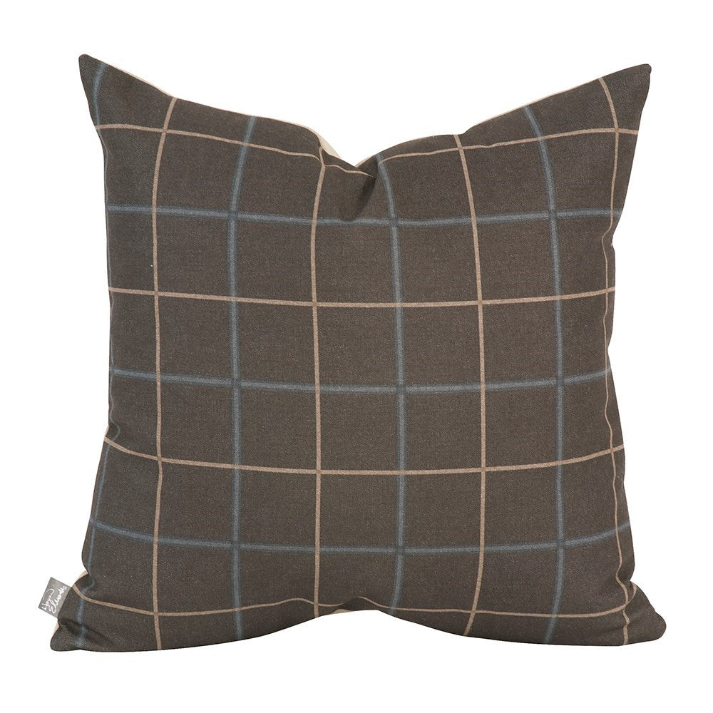 Oxford Slate Poly Pillow- 20" x 20"