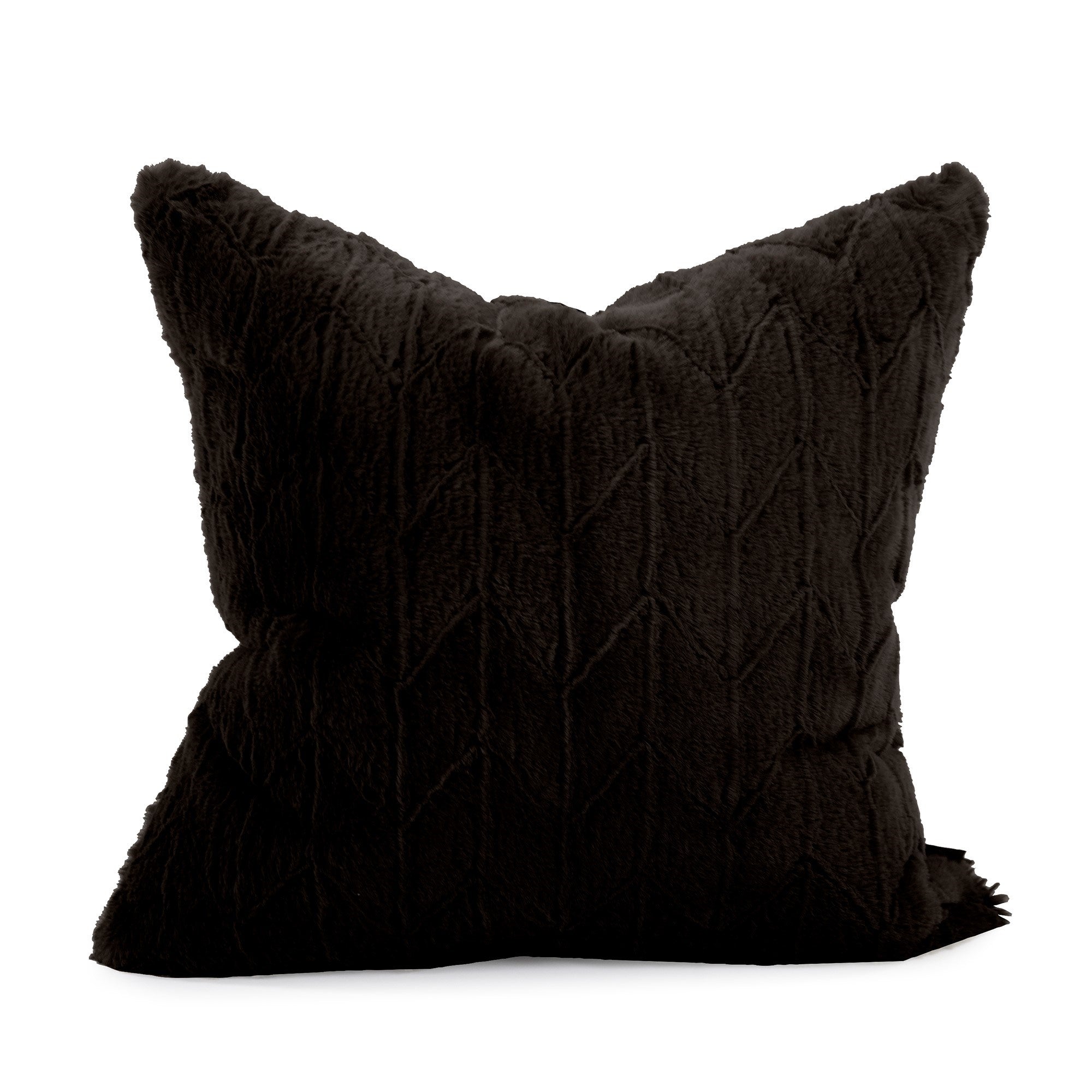 Angora Ebony Down Pillow- 20" x 20"