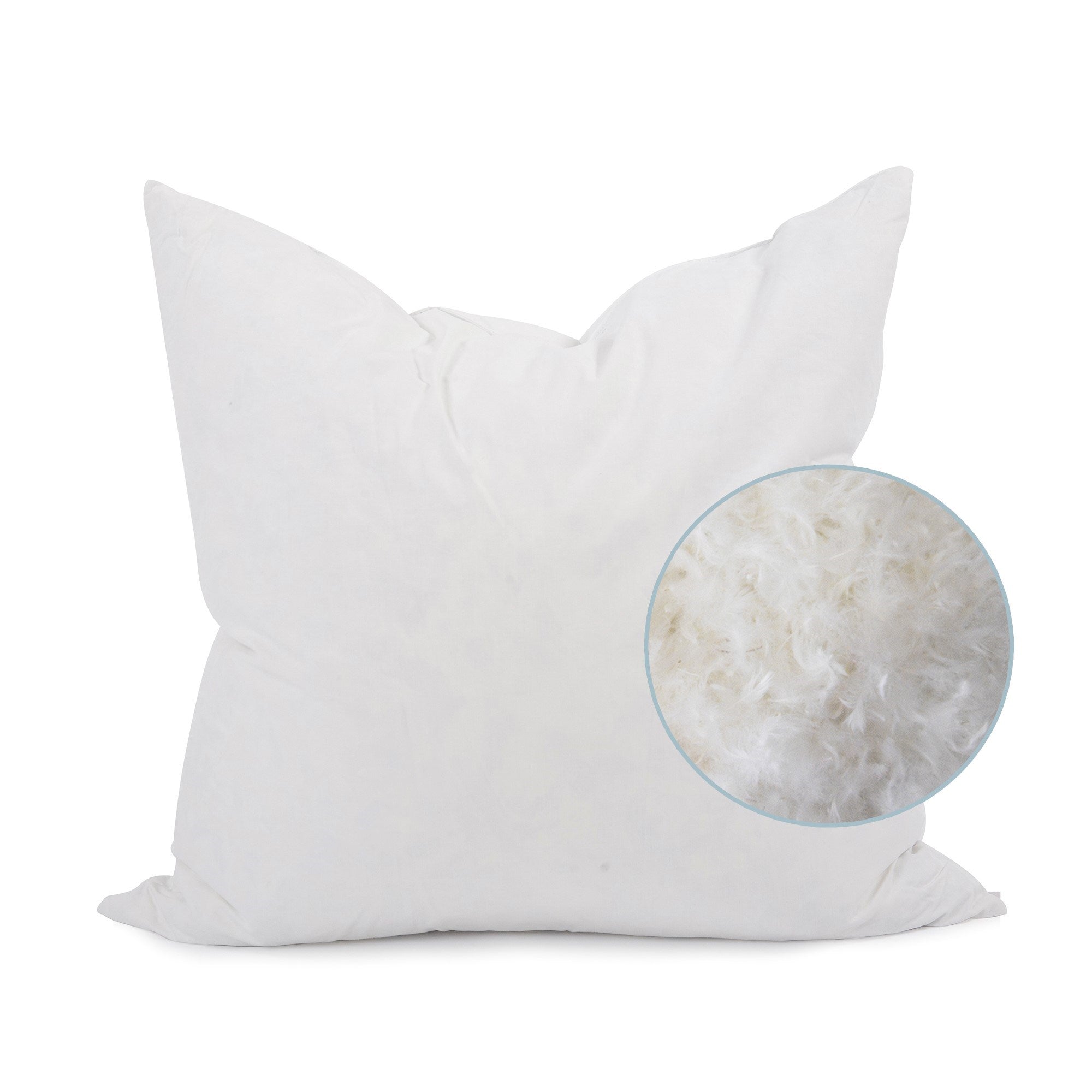 Abstract Fuchsia Down Pillow- 20" x 20"