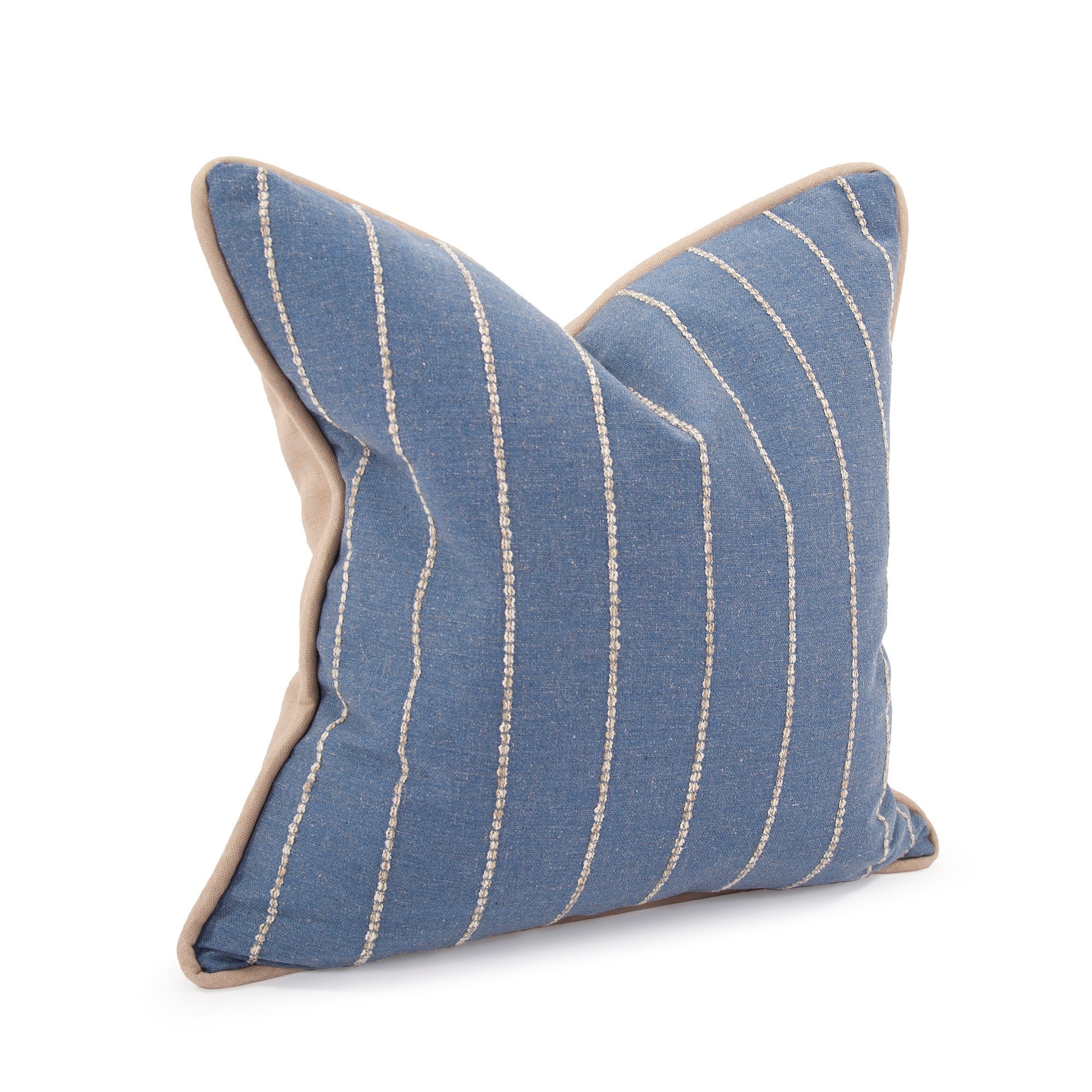 Evie Indigo Down Pillow- 20" x 20"