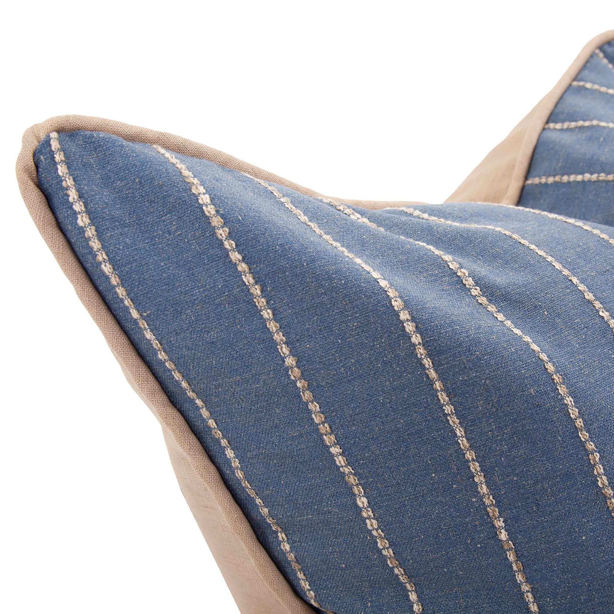 Evie Indigo Down Pillow- 20" x 20"