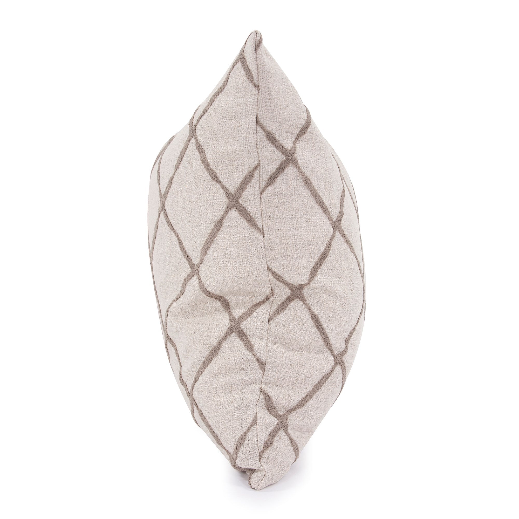 Lyric Pewter Down Pillow- 20" x 20"