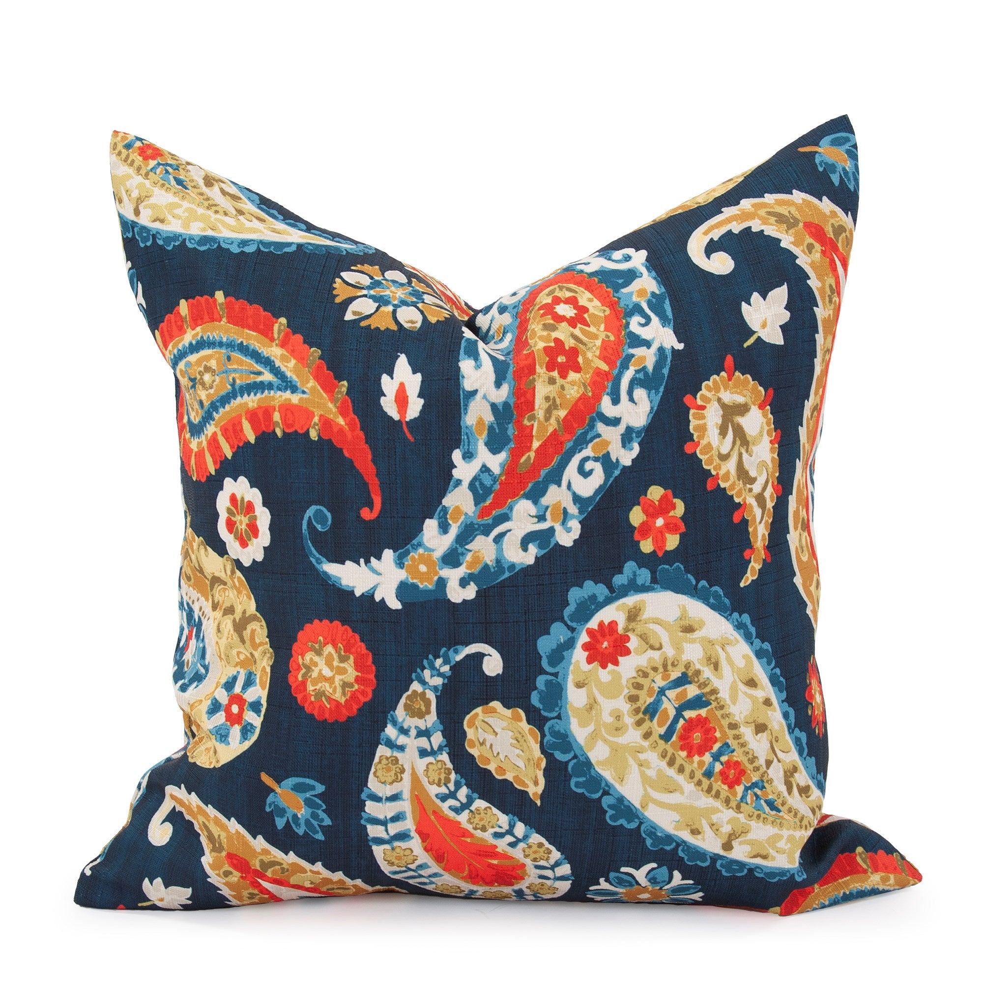 Boteh Indigo Down Pillow- 20" x 20"