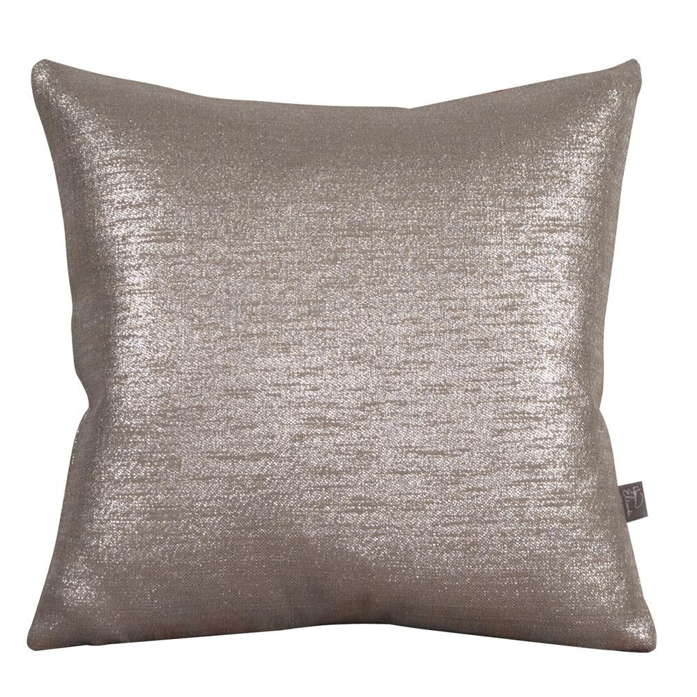 Glam Pewter Down Pillow- 20" x 20"